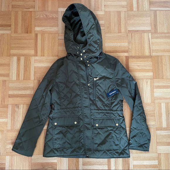 BNWT Old Navy Army Green Quilted Jacket - Small - Picture 1 of 10